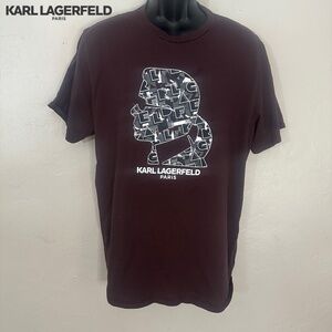 Karl Lagerfeld T Shirt Large Gently worn 100% cotton 21.5" armpit to armpit